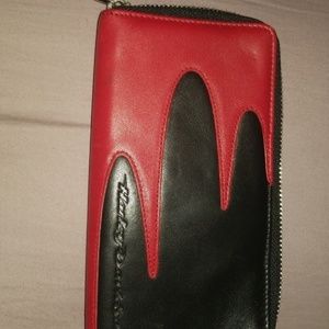 New real leather red and black official  Harley Da